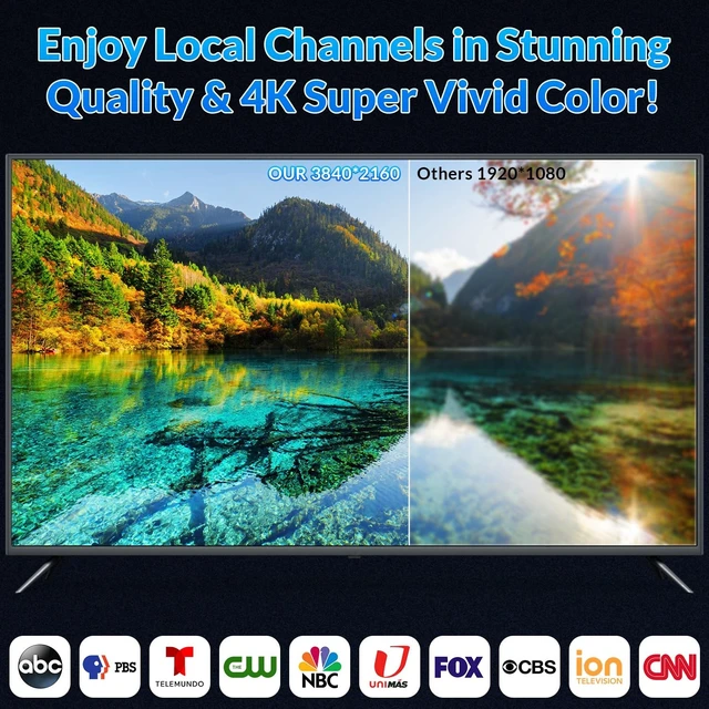 Alt view image 2 of 5 - TV Antenna for Smart TV Indoor, Digital TV Antenna for Local Channels. OTA Digital HD Signal Antenna with Magnetic Base and 8.2ft Cable for Easy Setup