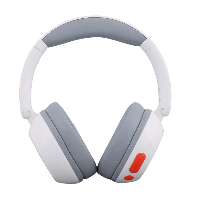 Alt view image 4 of 5 - Yobadam Colorful LED Lights Kids Bluetooth Headphones, BT6.0 Wireless Wired Kid Headphones, 85/103dBA Volume Over Ear with 25H Playtime, Ideal for PC, Tablet, TV & Travel (White)