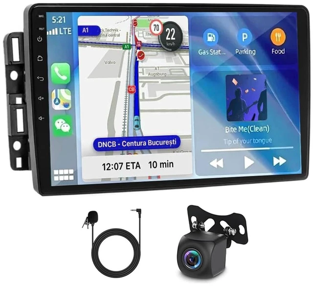 Alt view image 5 of 5 - 4+64G Double Din Car Radio for Chevrolet Malibu 2008-2012, 10" Touchscreen Android 14 Car Stereo Bluetooth with Wireless Carplay Auto GPS Navi WiFi FM RDS AHD Backup Camera SWC Mirror Link