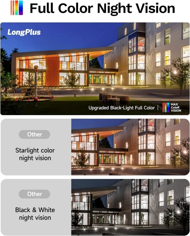 Alt view image 3 of 5 - LongPlus 5MP 3K Window Cameras for Home Security, 2 Pack Safeview Camera