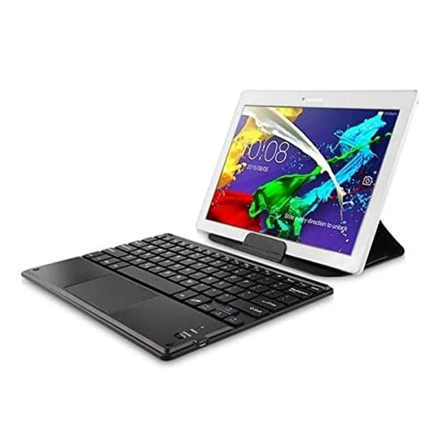 Alt view image 3 of 5 - BoxWave Keyboard Compatible with Purism Librem 5 Evergreen - SlimKeys Bluetooth Keyboard with Trackpad, Portable Slim TouchPad - Jet Black