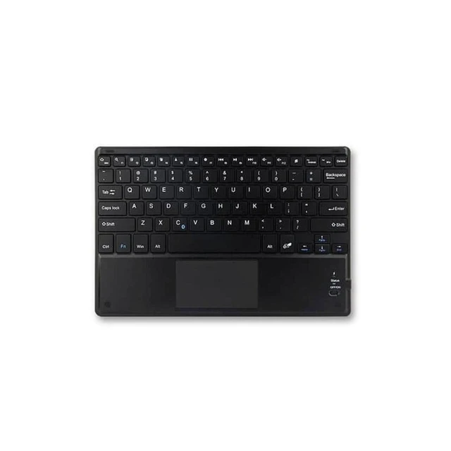 Alt view image 2 of 5 - BoxWave Keyboard Compatible with Purism Librem 5 Evergreen - SlimKeys Bluetooth Keyboard with Trackpad, Portable Slim TouchPad - Jet Black