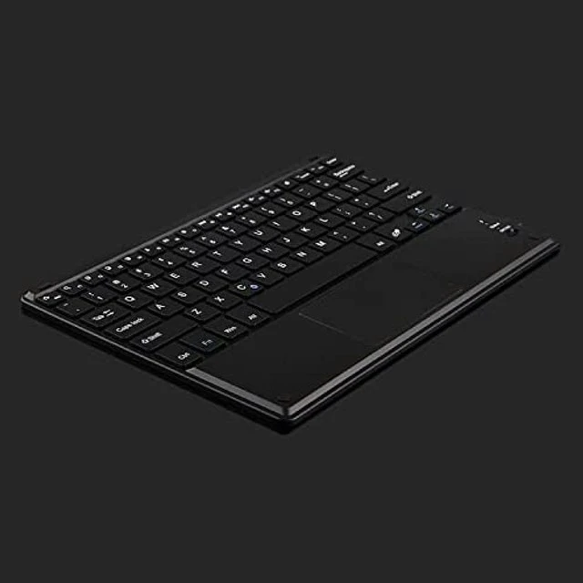Alt view image 4 of 5 - BoxWave Keyboard Compatible with Purism Librem 5 Evergreen - SlimKeys Bluetooth Keyboard with Trackpad, Portable Slim TouchPad - Jet Black
