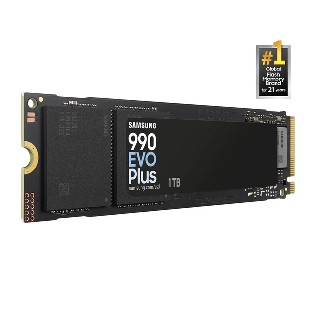Alt view image 2 of 5 - Samsung SSD 990 EVO Plus 1TB, PCIe Gen 4x4 ^^ 5x2 M.2 2280, Up to 7,150 MB/s