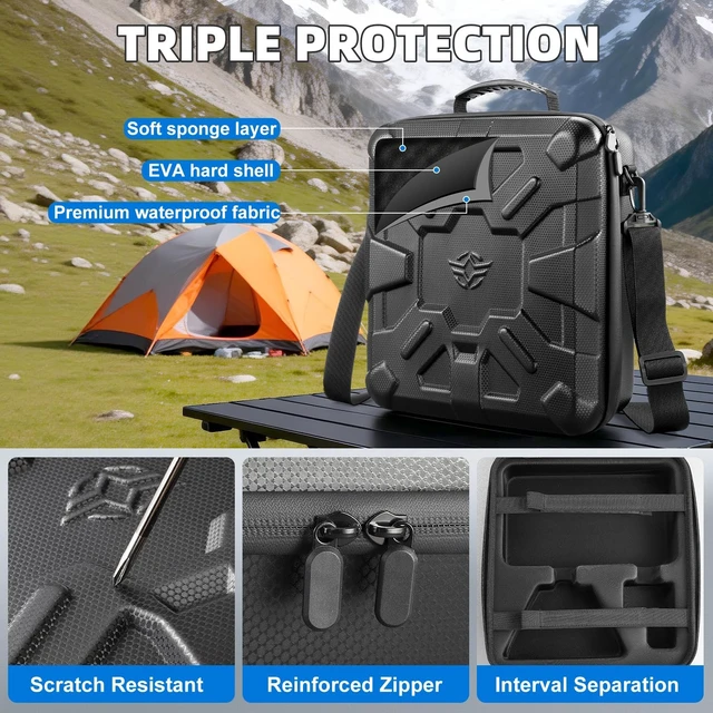 Alt view image 5 of 5 - WINDCHASER Ultralight Starlink Mini Case for RV, Off Grid Travel