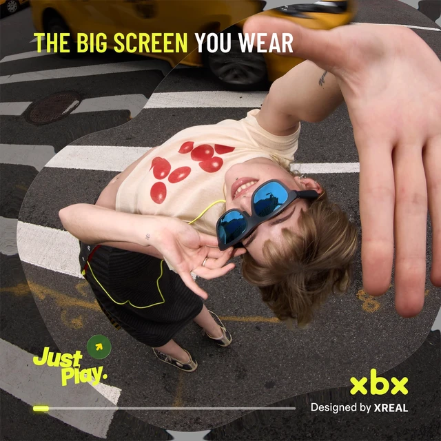 Alt view image 2 of 5 - XREAL xbx a01+ AR Glasses, 147'' Big-Screen Display for Movies & Gaming