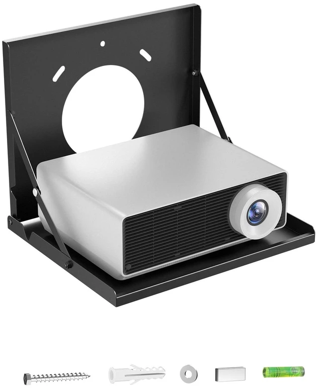 Main image of Projector Shelf for Wall Mount, Flip Down Projector Wall Mount Holds 22lbs