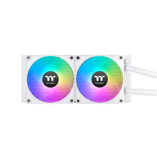 Alt view image 2 of 5 - Thermaltake TH240 V2 Ultra EX ARGB AIO Cooler/Snow/Water Block 2.1" LCD/Fan 120 * 2/Magnetic Quick Connection/MB ARGB Sync Control/LCD Software Control/CL-W425-PL12SW-A