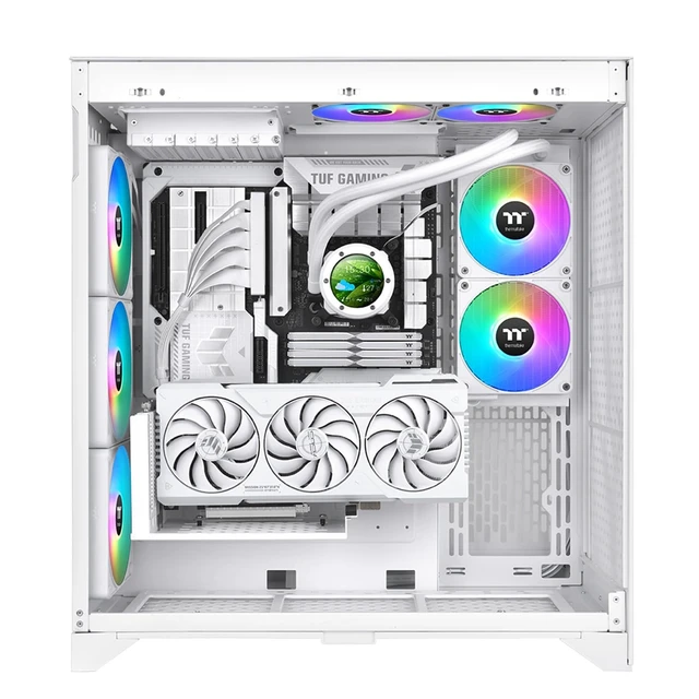 Alt view image 5 of 5 - Thermaltake TH240 V2 Ultra EX ARGB AIO Cooler/Snow/Water Block 2.1" LCD/Fan 120 * 2/Magnetic Quick Connection/MB ARGB Sync Control/LCD Software Control/CL-W425-PL12SW-A