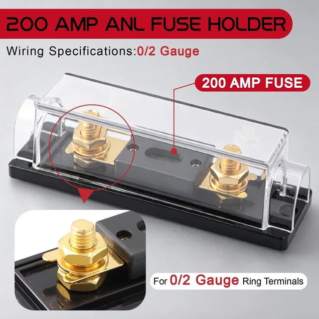 Alt view image 5 of 5 - 0 Gauge Dual Amp Wiring Kit with Power Cable,RCA,Speaker Wire for Audio