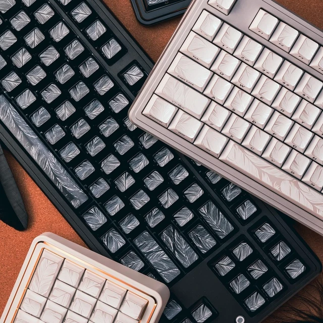 Alt view image 5 of 5 - 119 Keys PBT DYE SUB Cherry Profile Feather Keycaps for Cherry Mx Keyboard