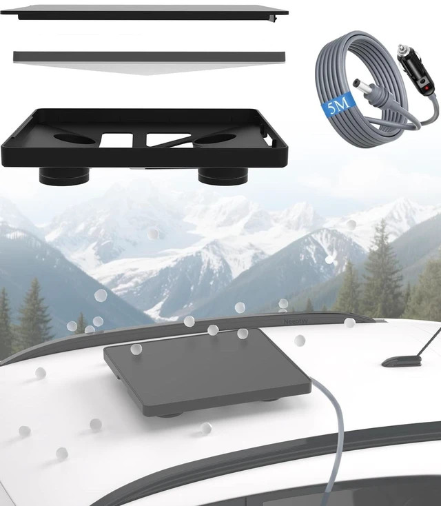 Main image of Neeotyy for Starlink Mini Magnetic Mount, Protective Cover & 5m Car Charger