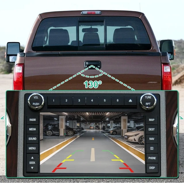 Alt view image 3 of 5 - 9C3Z-19G490-E OE Back up Camera Replacement for Ford F-250 F-350 F-450 and F-550 Super Duty Pickup 2008-2012, GreenYi Rear Reverse Park Assist Camera Replaces 9C3T-19G490-BD, 9C3Z19G490E, 9C3T19G490BD
