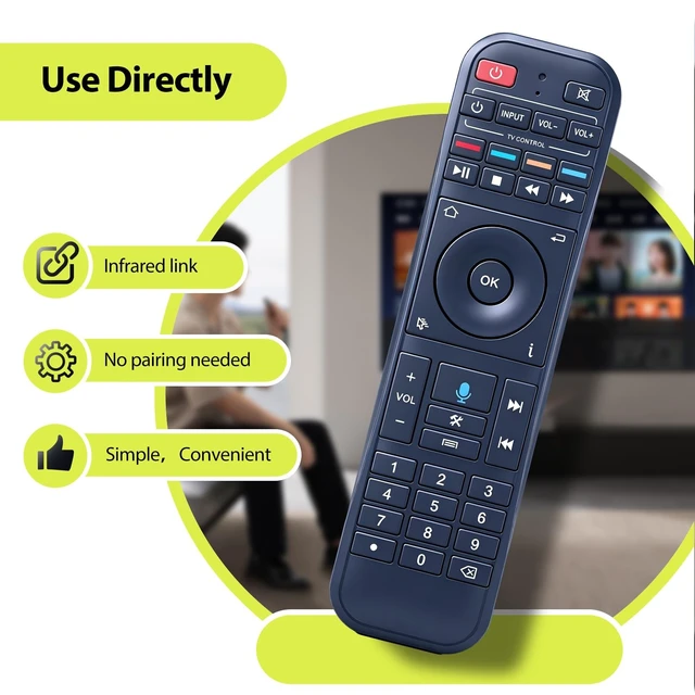 Alt view image 2 of 5 - RYQIF Remote Control for 2026 Super Smart Box S7 Pro/Max/Ultra/ S7 Prime