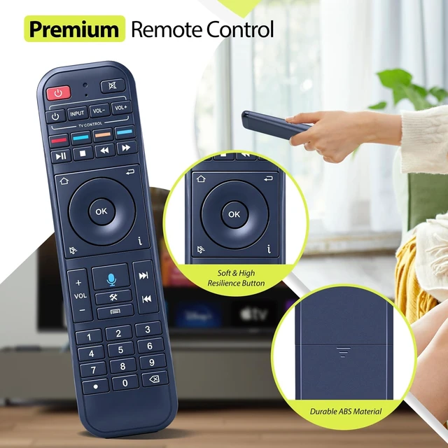 Alt view image 5 of 5 - RYQIF Remote Control for 2026 Super Smart Box S7 Pro/Max/Ultra/ S7 Prime