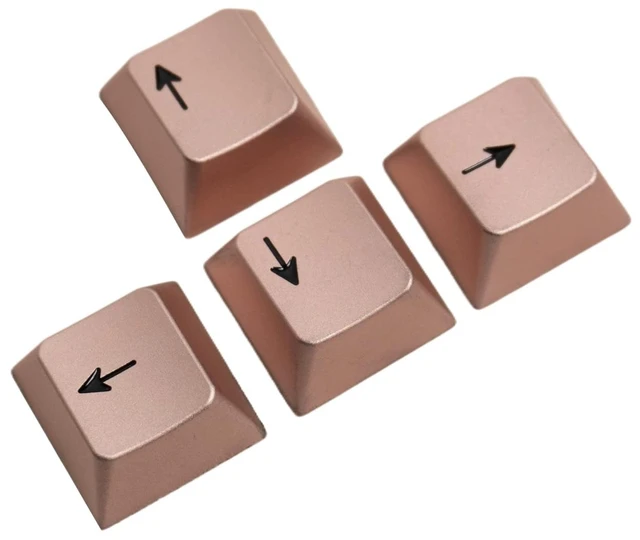 Main image of ELECFOX Custom Pink Metal Keycaps for Gaming Keyboard Direction