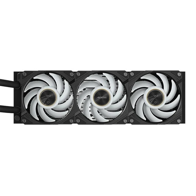Alt view image 5 of 5 - GIGABYTE AORUS WATERFORCE X II 360 LCD display AIO liquid cooler, Intel 2066, 2011,1366,115x,1700, AMD TR4, AM5, AM4, sTRX4