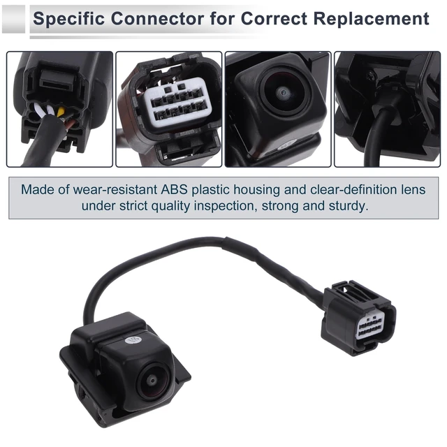 Alt view image 4 of 5 - RATCHROLL License Plate Rear View Camera for Honda Civic Sedan 2016 2017 2018 Park Assist Camera Backup Reverse Camera No.39530TBAA01
