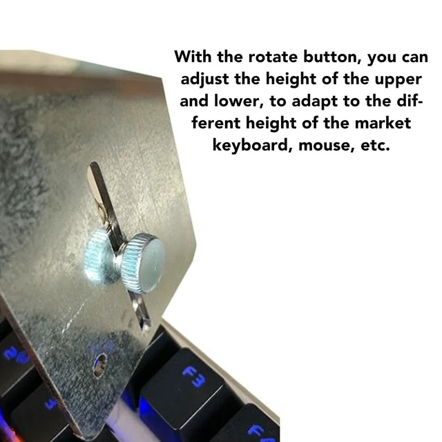 Alt view image 3 of 5 - Denash Auto Keyboard Clicker, Adjustable Height, Wide Range Time, Mouse Jiggler, Gaming Computer Accessory for Tablet, Desktop, Laptop