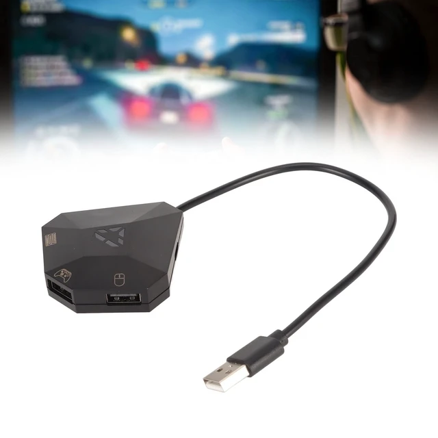 Alt view image 4 of 5 - Keyboard and Mouse Adapter, Game Console Converter with Custom Mapping, Reset Function for PS5 Xbox Switch PC Gaming