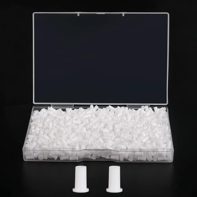 Main image of 1.25mm LC Male Fiber Optic Dust Caps, Anti-Scratch for Patch Cords 100-Pcs