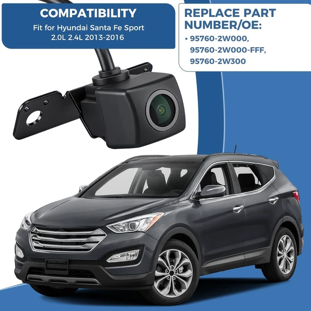 Alt view image 2 of 5 - Rearview Camera Backup Camera Fit for Hyundai Santa 2.0L 2.4L 2013-2016