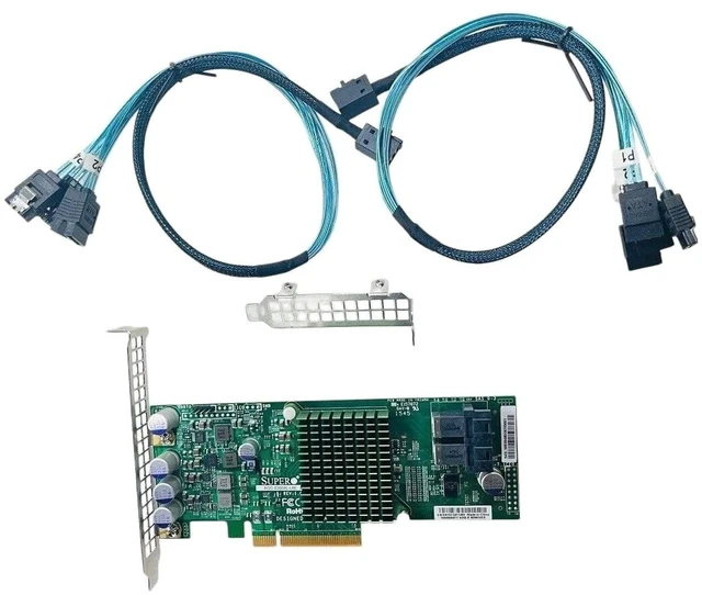 Main image of SXTAIGOOD 9300-8i SAS3008 AOC-S3008L-L8E HBA JBOD with 2*SFF8643-SATA Cable