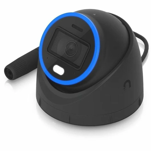 Alt view image 3 of 5 - Ubiquiti UniFi 8 Megapixel Outdoor 4K Network Camera - Color - Turret - Black