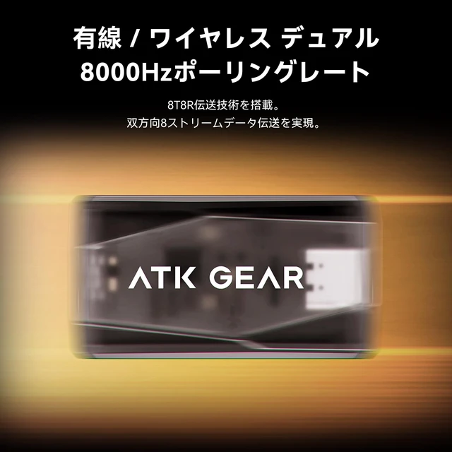 Alt view image 4 of 5 - ATK Dragonfly A9 MINI+ Wireless Gaming Mouse - Lake Green