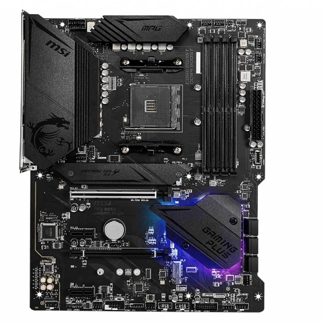 Alt view image 3 of 5 - MSI MPG AMD B550 Gaming Plus Socket AM4 ATX DDR4-SDRAM Motherboard