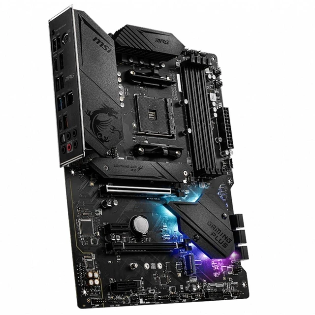 Alt view image 5 of 5 - MSI MPG AMD B550 Gaming Plus Socket AM4 ATX DDR4-SDRAM Motherboard