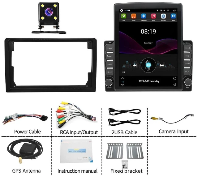 Alt view image 3 of 5 - 4Core 64G Android 14 Car Radio for Ford F250 F350 F450 Super Duty 2008-2016 with Wireless CarPlay Android Auto, 9.7" 2 Din Touchscreen Car Stereo Head Unit w/Bluetooth GPS WiFi FM Mirror Link C
