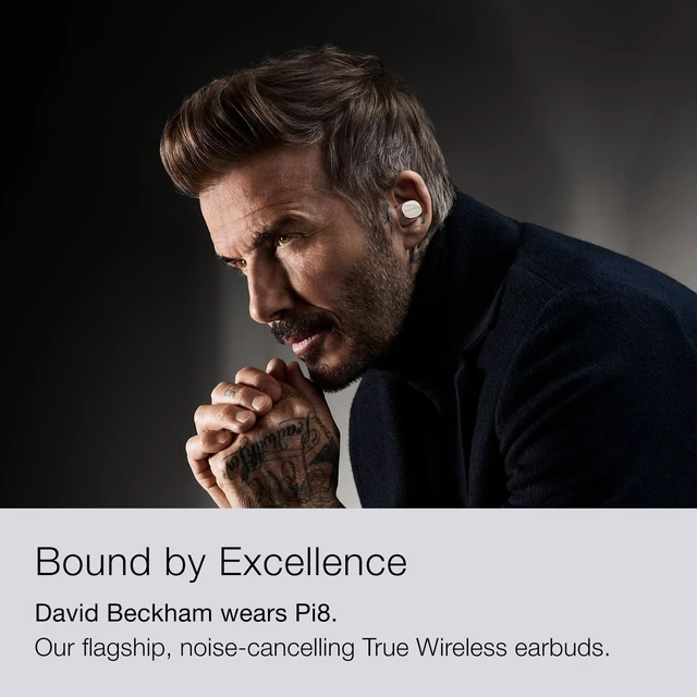 Alt view image 3 of 5 - Bowers & Wilkins Pi8 Wireless Earbuds (Anthracite Black), Bluetooth Earphones with Qualcomm Chipset & aptX Lossless, Active Noise Cancelling Earbuds, 3 Built-in Mics, 15-Min Quick Charging (use