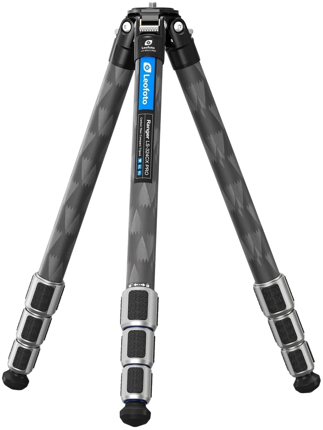 Main image of Leofoto LS-324CXPRO Ranger Pro Series Carbon Fiber Tripod, Professional Lightweight Outdoor Tripod with Water-Resistant Twist Locks,Max Load 33lbs/15kg, Included Spikes & Case