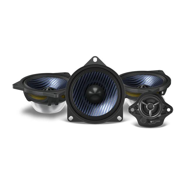 Main image of Alpine EV-40M-T - 4" Front Dash Speaker Upgrade Kit Compatible with Select 17-24 Model 3 & 20-24 Model Y