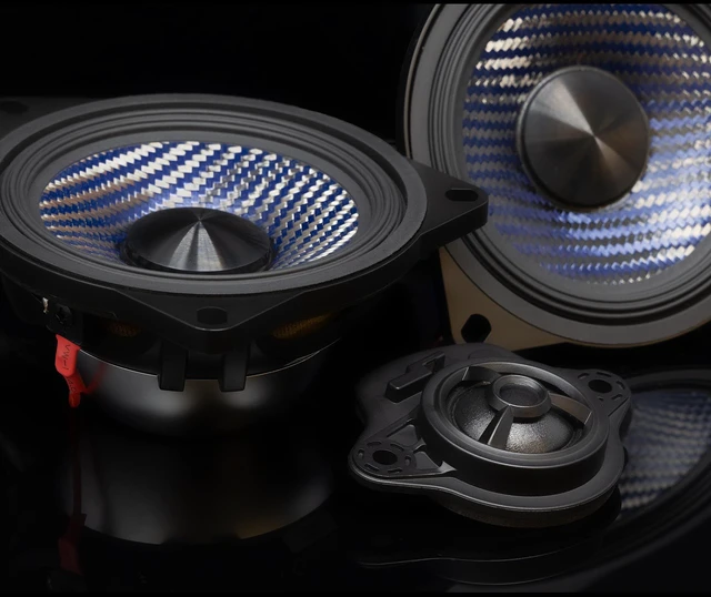 Alt view image 4 of 5 - Alpine EV-40M-T - 4" Front Dash Speaker Upgrade Kit Compatible with Select 17-24 Model 3 & 20-24 Model Y