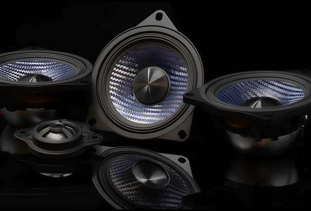 Alt view image 3 of 5 - Alpine EV-40M-T - 4" Front Dash Speaker Upgrade Kit Compatible with Select 17-24 Model 3 & 20-24 Model Y