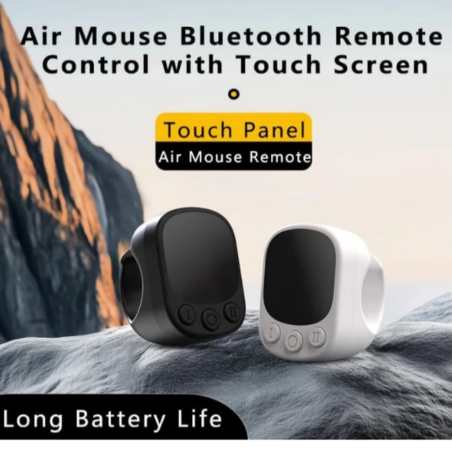 Alt view image 5 of 5 - Smart Scrolling Bluetooth Remote Ring with Touchpad,Multi-Function Finger Air Mouse Wearable Mini Travel Tiktok Remote Control Scroller for Selfies Video E-Books Page Turner for PC Laptop Phone Tablet