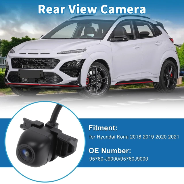 Alt view image 2 of 5 - A ABSOPRO Rear View Camera for Hyundai Kona 2018 2019 2020 2021 Park Assist Backup Reverse Camera Replace No.95760-J9000/95760J9000