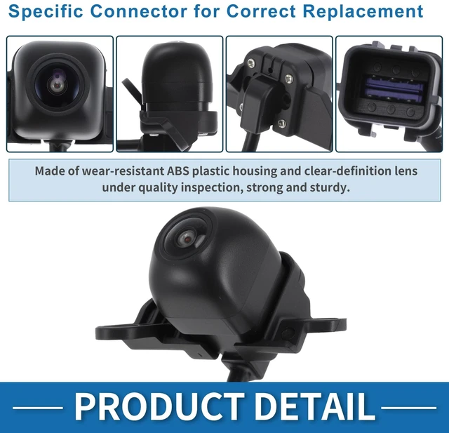 Alt view image 4 of 5 - A ABSOPRO Rear View Camera for Hyundai Kona 2018 2019 2020 2021 Park Assist Backup Reverse Camera Replace No.95760-J9000/95760J9000