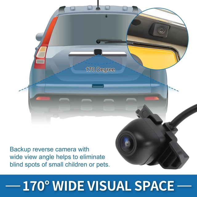 Alt view image 3 of 5 - A ABSOPRO Rear View Camera for Hyundai Kona 2018 2019 2020 2021 Park Assist Backup Reverse Camera Replace No.95760-J9000/95760J9000