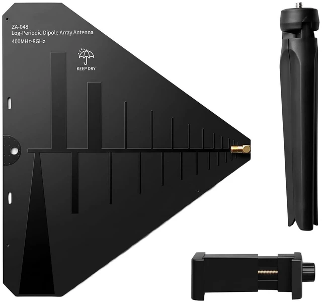 Main image of AURSINC ZA048 LDPA Log-Periodic Dipole Array Antenna, 400MHz-8GHz Wideband