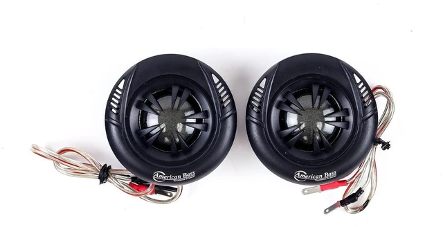 Alt view image 3 of 5 - American Bass SQ T2 Teteron Dome Tweeters, 120, Pair