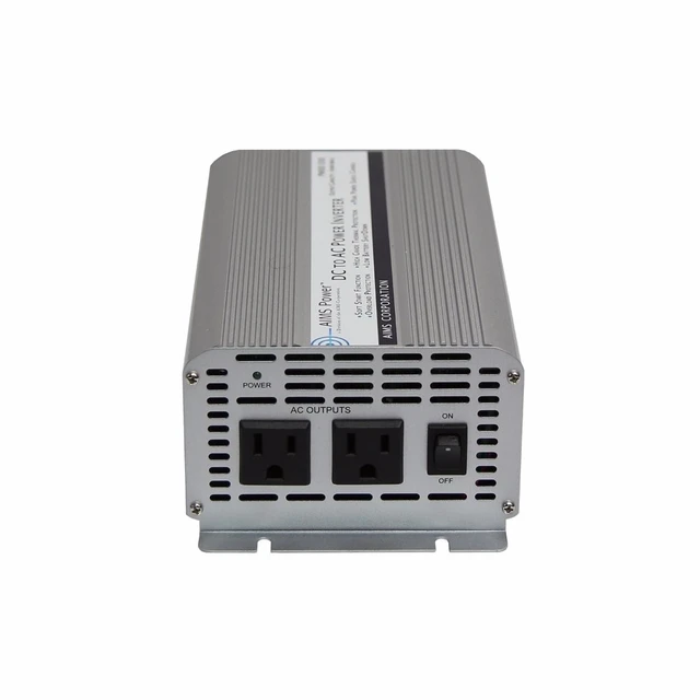Alt view image 2 of 3 - AIMS 1250W / 2500W Peak Modified Sine DC to AC Power Inverter Economical