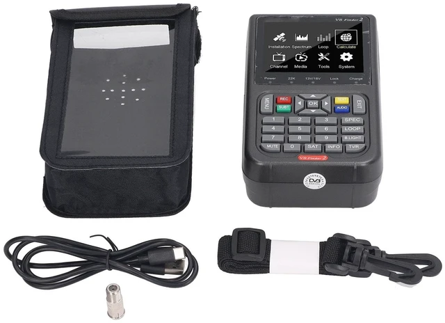Main image of Hilitand Satellite Finder Meter Finder Meter for Dish Network FTA Built in Battery LCD Screen for Adjusting Sat TV Dish