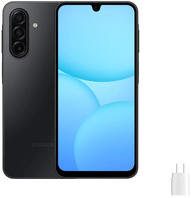 Main image of Samsung Galaxy A17 5G Unlocked ^^ 8GB RAM + 256GB Storage ^^ 6.7" AMOLED 90Hz ^^ 50MP Triple Camera ^^ International Version Unlocked for T-Mobile & Global ^^ 5000mAh Battery Black with 25W Fas