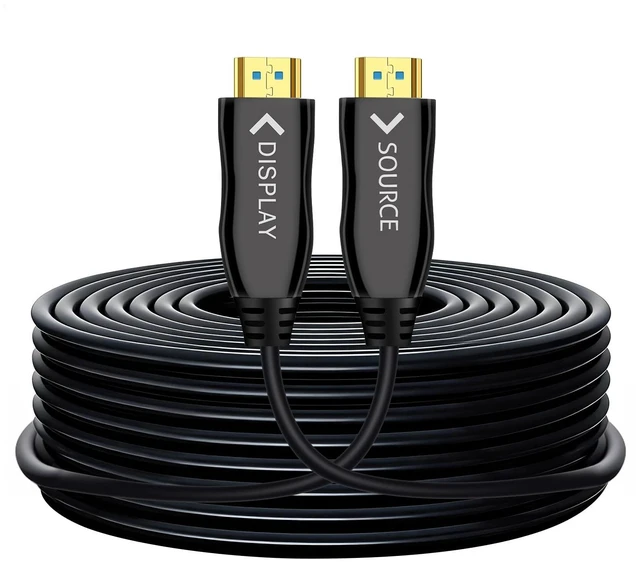 Main image of Fiber Optic HDMI Cable 66ft, 4K Long HDMI 2.0 Cable, 18Gbps 4K@60Hz High Speed HDMI Cord with HDR ARC HDCP 2.2, Slim & Flexible, No Signal Loss, Electrical Cables for Projector TV PS5 Xbox Laptop