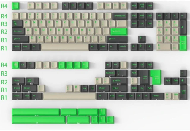 Main image of Fogruaden PBT Keycaps Set, Cherry Profile Custom Keycap for Mechanical Keyboard Keycaps(Cherry songbai)