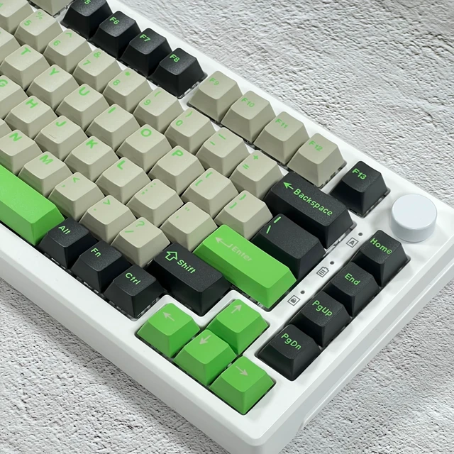 Alt view image 3 of 5 - Fogruaden PBT Keycaps Set, Cherry Profile Custom Keycap for Mechanical Keyboard Keycaps(Cherry songbai)