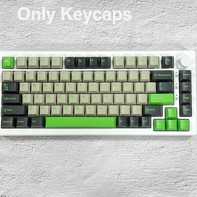 Alt view image 2 of 5 - Fogruaden PBT Keycaps Set, Cherry Profile Custom Keycap for Mechanical Keyboard Keycaps(Cherry songbai)